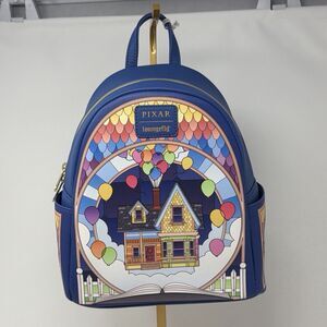 Disney Pixar Up Loungefly Mini Backpack House Balloons Carl Russell Dug NWT